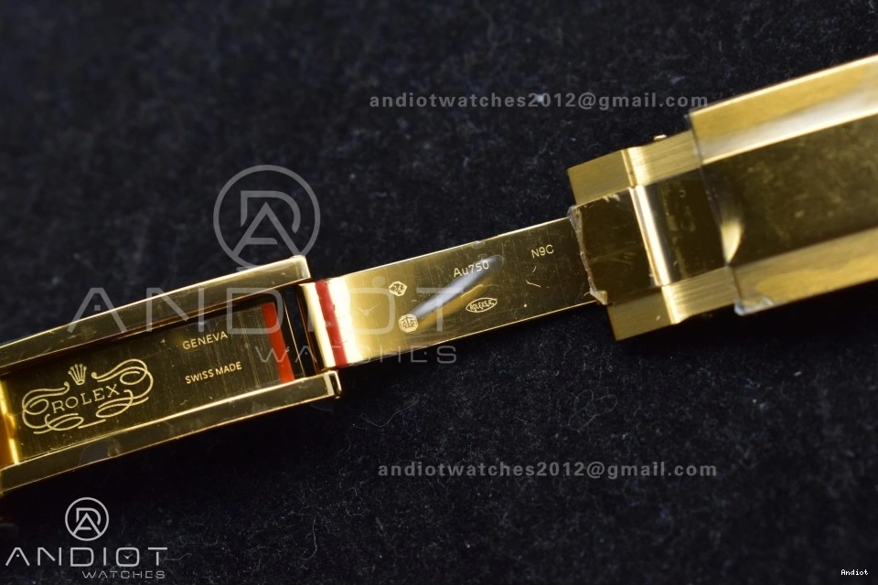 Oysterflex Edition 126518 SH4131 Best on (Weighted) V6 Diamonds Daytona QF Strap 1:1 YG Dial Black 0403